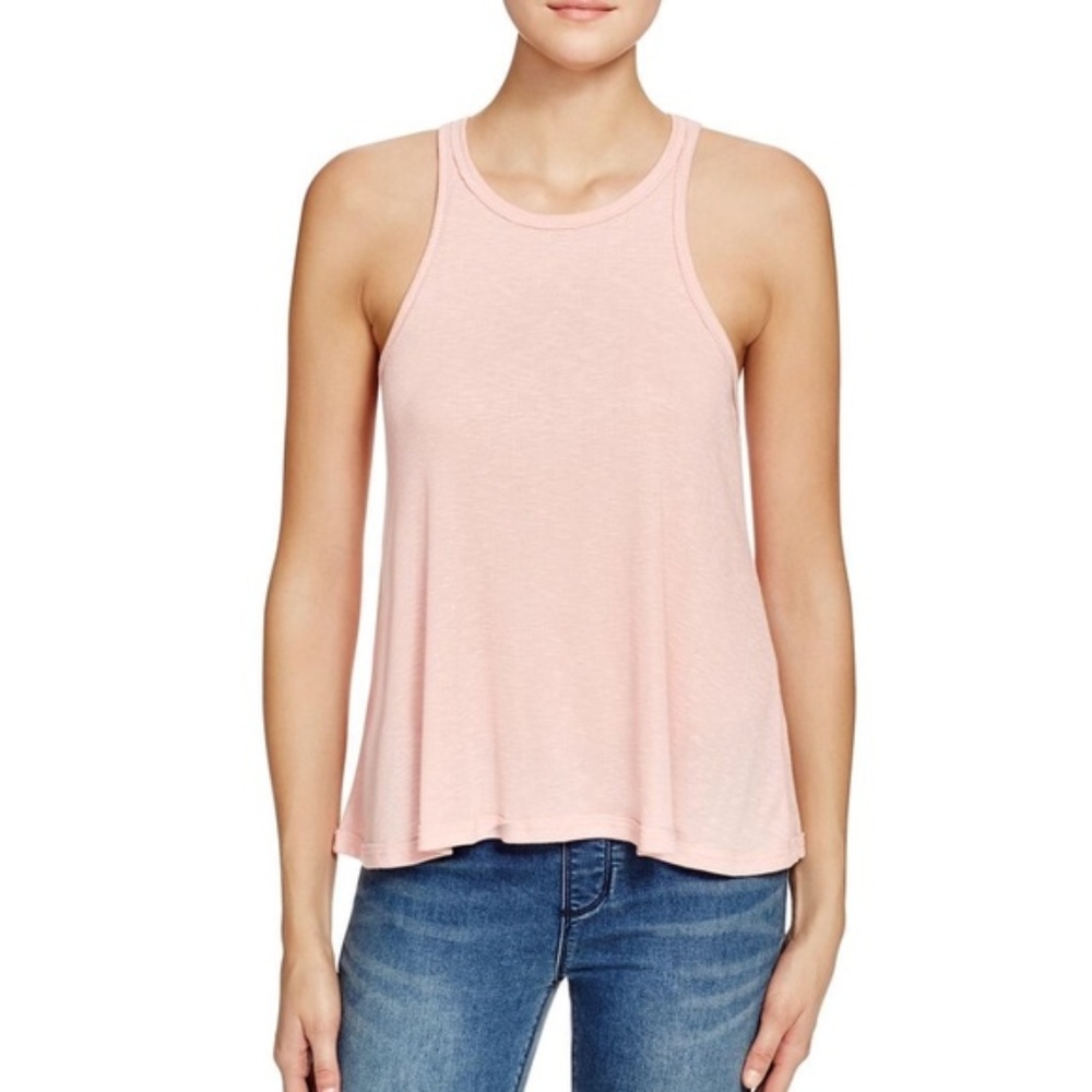 Free People Ribbed High Neck Tank sz S